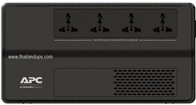 APC BV1650I-MST เป็น ups ขนาดเล็ก เหมาะสำหรับ อุปกรณ์ขนาดเล็ก มี 4 ช่องเสียบ สำรองไฟ ได้มากสุดไม่เกิน 600 watts